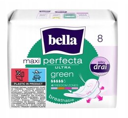 Bella Perfecta Ultra Maxi absorbējošas higiēniskās paketes, 8 gab. cena un informācija | Tamponi, higiēniskās paketes, ieliktnīši | 220.lv