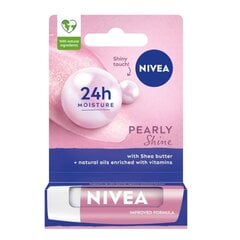 Lūpu balzams Nivea Pearly Shine, 5,5 ml cena un informācija | Lūpu krāsas, balzāmi, spīdumi, vazelīns | 220.lv