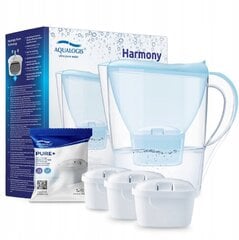 Ūdens filtra krūze Aqualogis Harmony, 2.6L + 3 filtri cena un informācija | Ūdens filtri | 220.lv