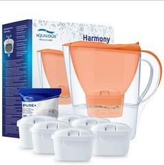 Ūdens filtra krūze Aqualogis Harmony, 2.6L + 6 filtri cena un informācija | Ūdens filtri | 220.lv