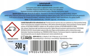 Ludwik cauruļu tīrīšanas želeja 500g cena un informācija | Tīrīšanas līdzekļi | 220.lv