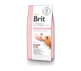 Brit GF Veterinary Diets Dog Hypoallergenic беззерновой сухой корм для собак, людям с дерматологическими и пищеварительными проблемами, 12 кг цена и информация | Сухой корм для собак | 220.lv