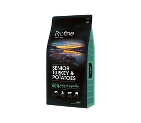 Profine Dog Senior Turkey & Potatoes сухой корм для пожилых собак, 15 кг цена и информация | Сухой корм для собак | 220.lv