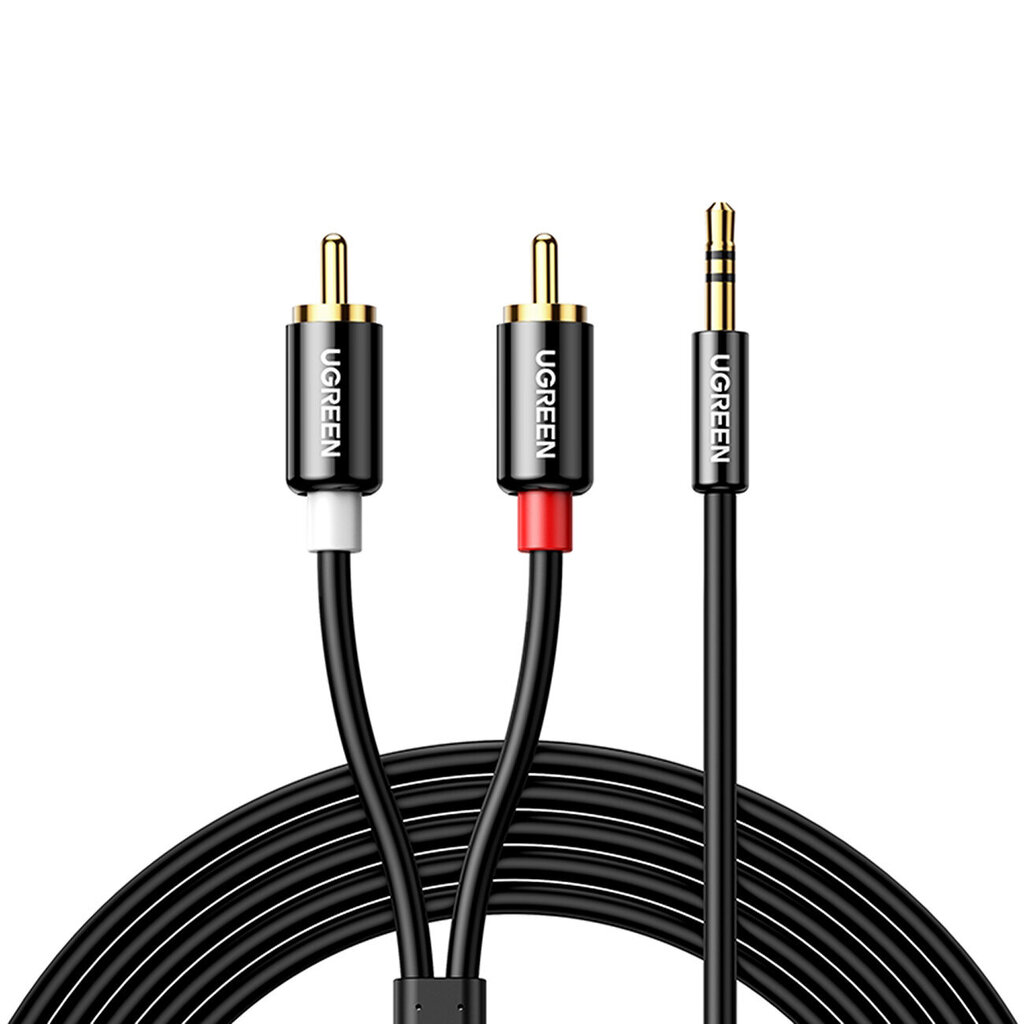 Ugreen 3,5 mm/2RCA, 1.5 m цена и информация | Kabeļi un vadi | 220.lv