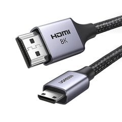 Ugreen Mini HDMI/HDMI, 2 m cena un informācija | Kabeļi un vadi | 220.lv