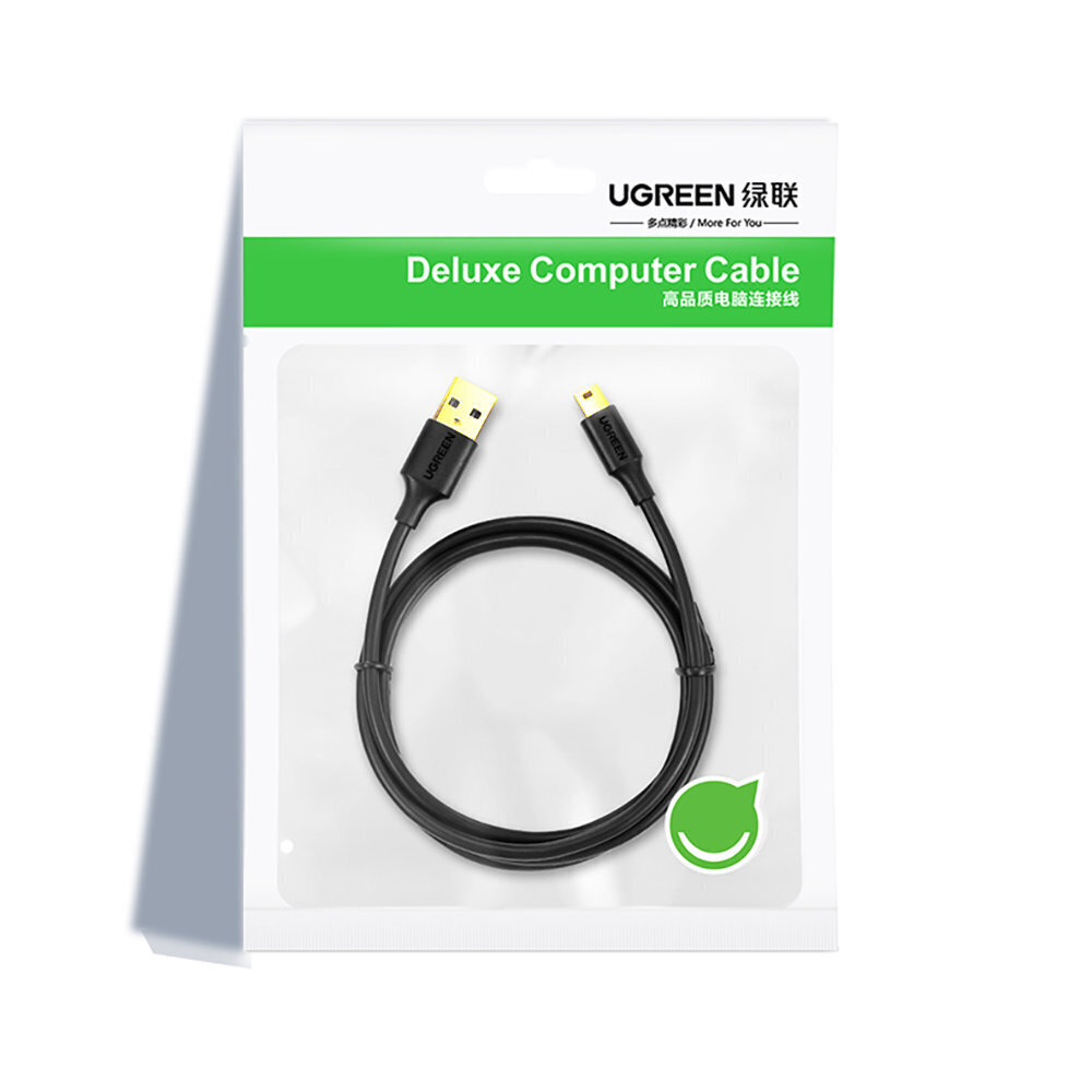 Ugreen USB/mini USB, 0.25 m цена и информация | Kabeļi un vadi | 220.lv