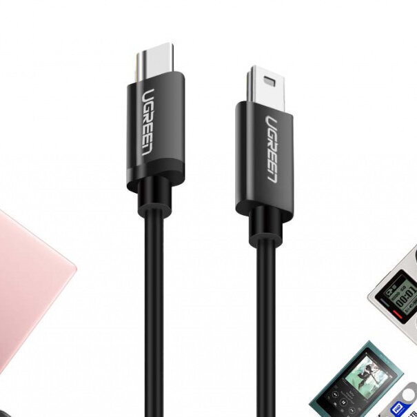 Ugreen USB-C/miniUSB, 1 m цена и информация | Kabeļi un vadi | 220.lv