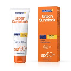 Saules aizsargkrēms Novaclear Urban Sunblock SPF50, 125 ml cena un informācija | Sauļošanās krēmi | 220.lv