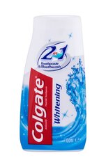 Zobu pasta un mutes skalojamais līdzeklis Colgate balinošais zobu pasta un mutes skalojamais līdzeklis, 100 ml cena un informācija | Zobu pastas, birstes | 220.lv