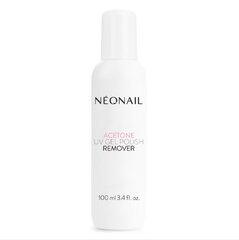 Nagu lakas noņēmējs NeoNail Acetone UV Gel Polish Remover, 100 ml cena un informācija | Nagu lakas, stiprinātāji | 220.lv