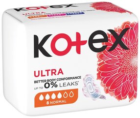 Higiēniskās paketes Kotex Normal, 12 x 8 gab. cena un informācija | Tamponi, higiēniskās paketes, ieliktnīši | 220.lv