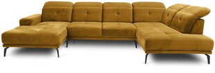 Stūra dīvāns Eltap Bretan, dzeltenas cena un informācija | Stūra dīvāni | 220.lv
