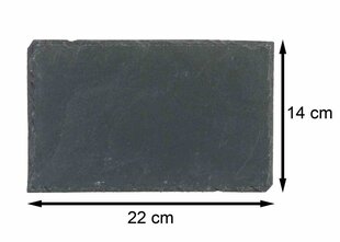 Сервировочный поднос, 22x14см, из камня цена и информация | Посуда, тарелки, обеденные сервизы | 220.lv