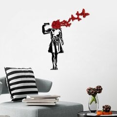 Wallity metāla sienas dekors, Banksy-9-1, 66 cm цена и информация | Детали интерьера | 220.lv