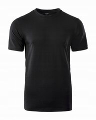 Vīriešu T-krekls, Hi-Tec, PLAIN T-SHIRT, Melnā cena un informācija | Vīriešu T-krekli | 220.lv