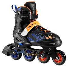 Skrituļslidas / Slidas NH18190A IN-LINE SKATES/HOCKEY ICE SKATES SET 2IN1 BRAVE BLUE SIZE L(39-43) NILS EXTREME цена и информация | Ролики | 220.lv