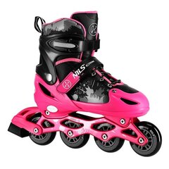 Skrituļslidas NA18137A IN-LINE SKATES ROXY PINK SIZE S(31-34) NILS EXTREME цена и информация | Ролики | 220.lv