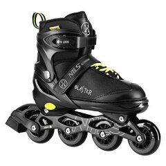 Skrituļslidas NA18168A IN-LINE SKATES BLASTER BLACK SIZE L(39-42) NILS EXTREME цена и информация | Ролики | 220.lv