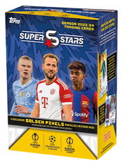 Futbola kārtis Topps UEFA Superstars Season 2023/2024 Blaster Box cena un informācija | Kolekcionējamas kartiņas | 220.lv