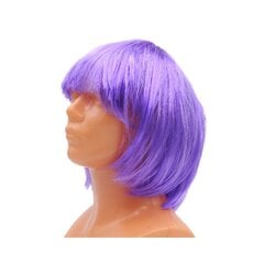 Violeta matu parūka, 28 cm cena un informācija | Karnevāla kostīmi, maskas un parūkas | 220.lv