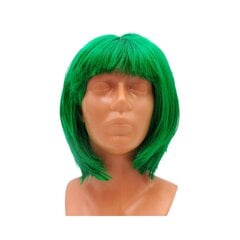 Parūka no zaļiem matiem, 28 cm cena un informācija | Karnevāla kostīmi, maskas un parūkas | 220.lv