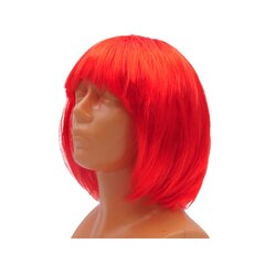 Parūka no sarkaniem matiem, 28 cm cena un informācija | Karnevāla kostīmi, maskas un parūkas | 220.lv
