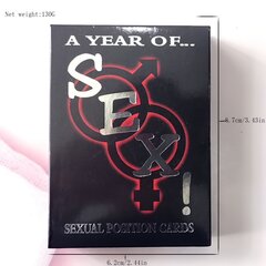 '1 paciņa pilna angļu guļamistabu komandas pāris spēle seksa pozas kārtis erotiskas kartiņas pāra dāvanas' cena un informācija | Svētku dekorācijas | 220.lv