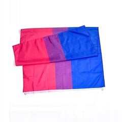 LGBT LARGE Rainbow Flag 90x150cm BISEXUALITY F7 цена и информация | Флаги и аксессуары | 220.lv