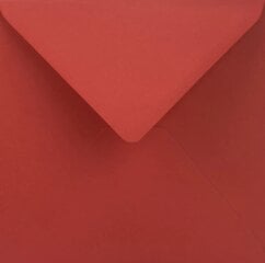 Dekoratīvās kvadrātveida aploksnes Sirio Color, K4, 15.3x15.3, sarkanā krāsā, 115g, 25 gab. cena un informācija | Aploksnes | 220.lv