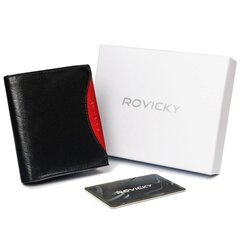 мужской маленький кожаный кошелек на молнии - rovicky цена и информация | Женские сумки | 220.lv