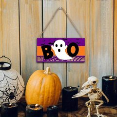 '1gab Halloween ghost boo koka dekorācija' cena un informācija | Svētku dekorācijas | 220.lv