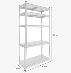 Складская полка Arebos цена и информация | Полки | 220.lv