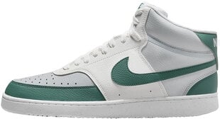 Nike Apavi Brīvajam Laikam Vīriešiem Court Vision Mid Nn Grey Green White DN3577 102 DN3577 102/11.5 cena un informācija | Sporta apavi vīriešiem | 220.lv