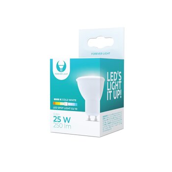 LED spuldze Forever Light GU10 3W, 1gab. cena un informācija | Spuldzes | 220.lv