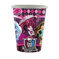 Vienreizējās lietošanas krūzes Monster High, 10 gab. cena un informācija | Vienreizējie trauki | 220.lv