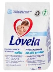 Lovela Baby veļas pulveris baltiem audumiem, 1,3 kg cena un informācija | Veļas mazgāšanas līdzekļi | 220.lv