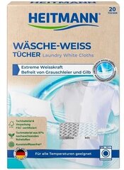 Отбеливающие салфетки HEITMANN 20шт. цена и информация | Средства для стирки | 220.lv