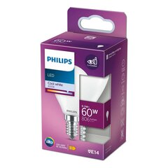 Светодиодная лампочка Philips E14 6,5 W 806 lm (4000 K) (Ø 4,5 x 8 cm) цена и информация | Лампочки | 220.lv