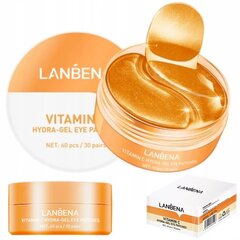 Gēla spilventiņi Lanbena Vitamin C Eye Gel Faces, 60 Gab. cena un informācija | Sejas maskas, acu maskas | 220.lv