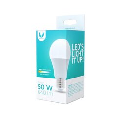 Forever E27 A60 8W LED Bulb 640 люменов 3000K Тепло белый в безопастном корпусе цена и информация | Лампочки | 220.lv