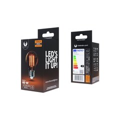 LED spuldzes kvēldiegs, E27, A60, 8W, 230V, 2700K, 800lm, zelts Forever Light cena un informācija | Spuldzes | 220.lv