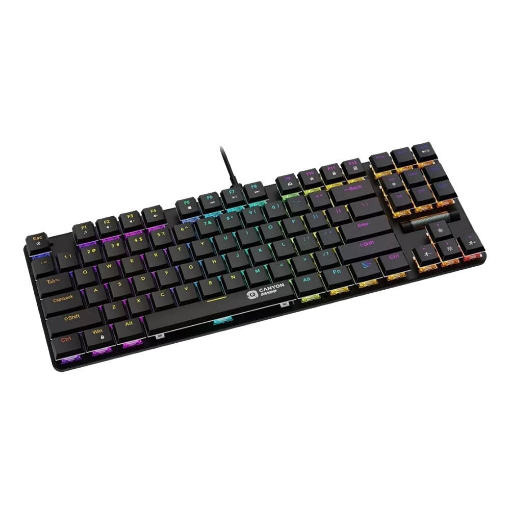 Canyon Cometstrike TKL GK-50, Black, RU цена и информация | Klaviatūras | 220.lv