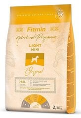 Fitmin Light Mini Original ar mājputnu gaļu, 2,5 kg cena un informācija | Sausā barība suņiem | 220.lv