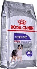 Royal Canin Medium Sterilised ar vistas gaļu, 10 kg cena un informācija | Sausā barība suņiem | 220.lv