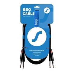 SSQ 2x6,3 mm, 2 m cena un informācija | Kabeļi un vadi | 220.lv