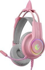 Rampage RM-K91 X-CATTY Pink цена и информация | Наушники | 220.lv