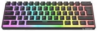 Rampage Radiant K11 Black RGB cena un informācija | Klaviatūras | 220.lv