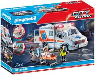 Playmobil ambulans karetka 71232 цена и информация | Конструкторы и кубики | 220.lv