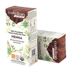 Augu sarkana matu krāsa Henna, Cultivator's, 100 g cena un informācija | Matu krāsas | 220.lv