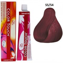 Wella Professionals Color Touch Vibrant Reds profesionālā demi-permanentā matu krāsa ar daudzdimensiju efektu 55|54 60 ml cena un informācija | Matu krāsas | 220.lv